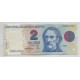 ARGENTINA COL. 737b BILLETE DE $ 2 CONVERTIBLES SIN CIRCULAR UNC U$ 10